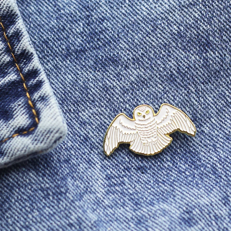 Брошь Хогвартс в виде совы значок оркруксы модные ювелирные изделия подарок