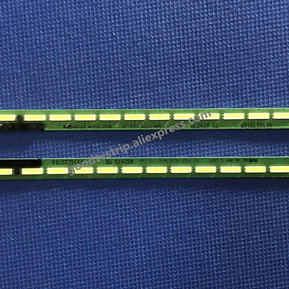 Новинка партиями по 5 комплектов = 10 шт. 72 светодиодный 603 мм подсветка полосы для LG