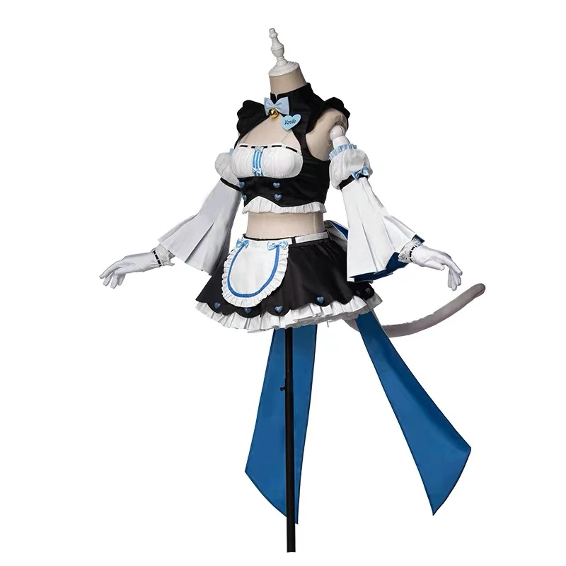 Костюм горничной чернокогольной для косплея черного цвета | Тематическая одежда