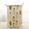 Yellow pineapple Милые корзины для хранения ананаса Складная грязная одежда корзина для белья для хранения баррель детская одежда детские игрушки Органайзер - Цвет: Yellow pineapple