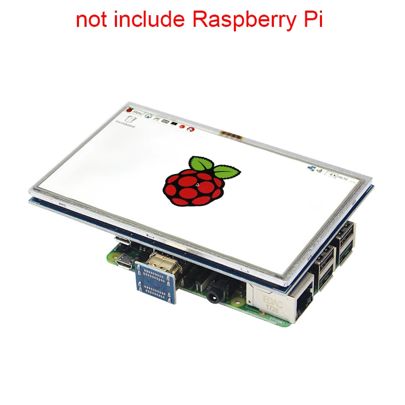 raspberry pi 4 model b 5 inch touchscreen tft 800x480 display lcd touch screen for raspberry pi 3 model b3b pc laptop free global shipping