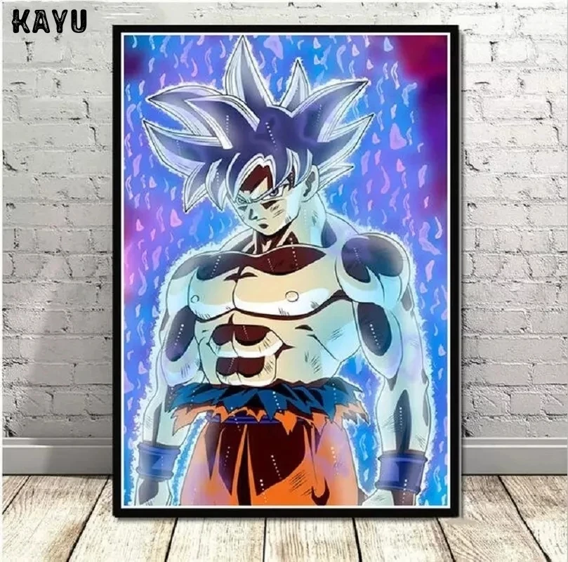 Обувь для косплея Аниме Гоку анимационные плакаты фотографии модульный холст Hd