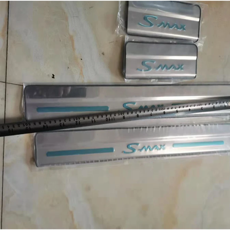 

For Ford S-MAX 2007 2008 2009 2010 2011-2021Car Styling Stainless Steel Scuff Plate Door Sill Door Sill Scuff Plate Door Sill
