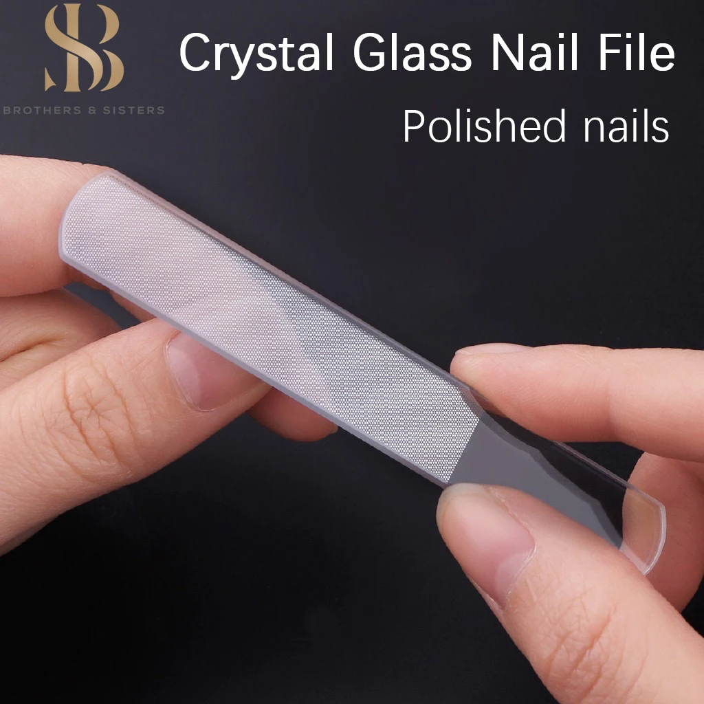 

Nano Glass Nail File Bulk Lima De Cristal Nail Buffer Polishing Sanding Lime A Ongle Transparent Square Nail Files for Manicure