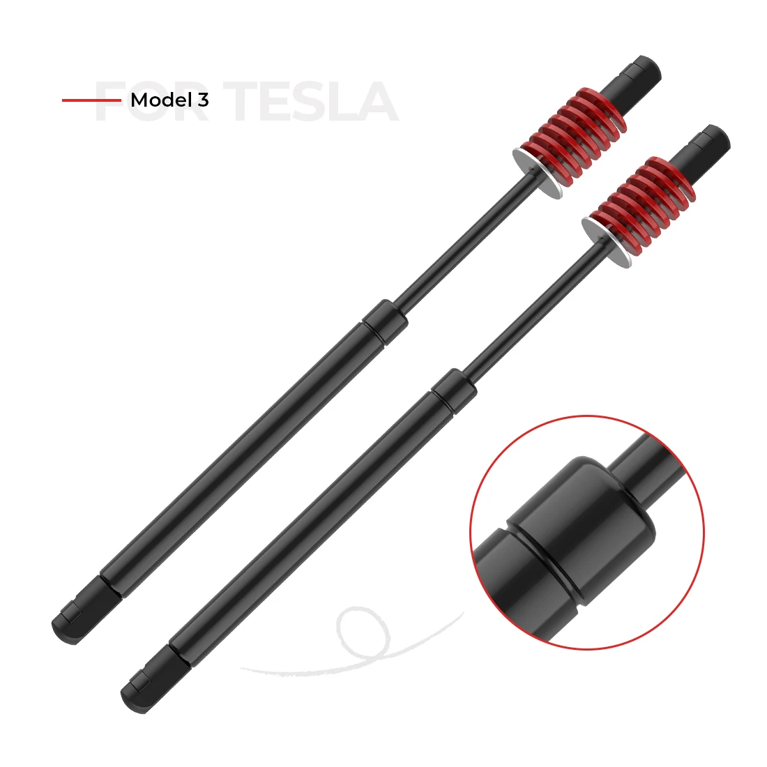 2 шт. задний багажник багажника подъемные стойки для Tesla модель 3 загрузки газа пружинный амортизатор поддержка гидравлический стержень