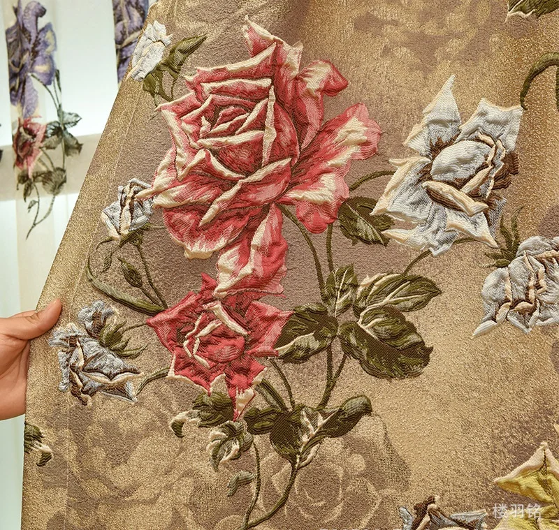 Премиум 4d тисненые затемняющие шторы для гостиной|Занавески| |