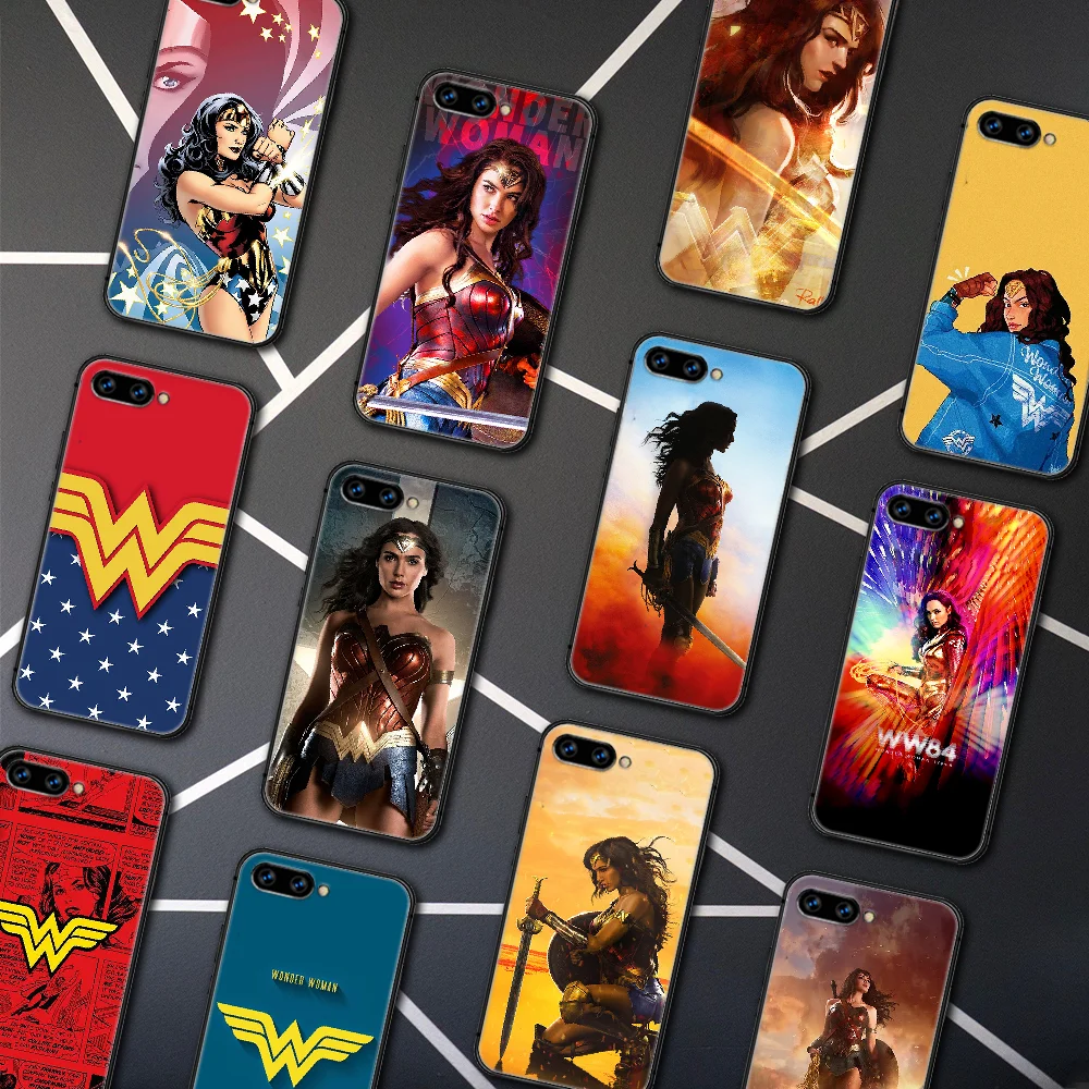 

Super Hero Wonders Woman Phone Case Cover Hull For HUAWEI Honor 6A 7A 8 8A 8S 8x 9 9x 9A 9C 10 10i 20 Lite Pro black Funda Tpu