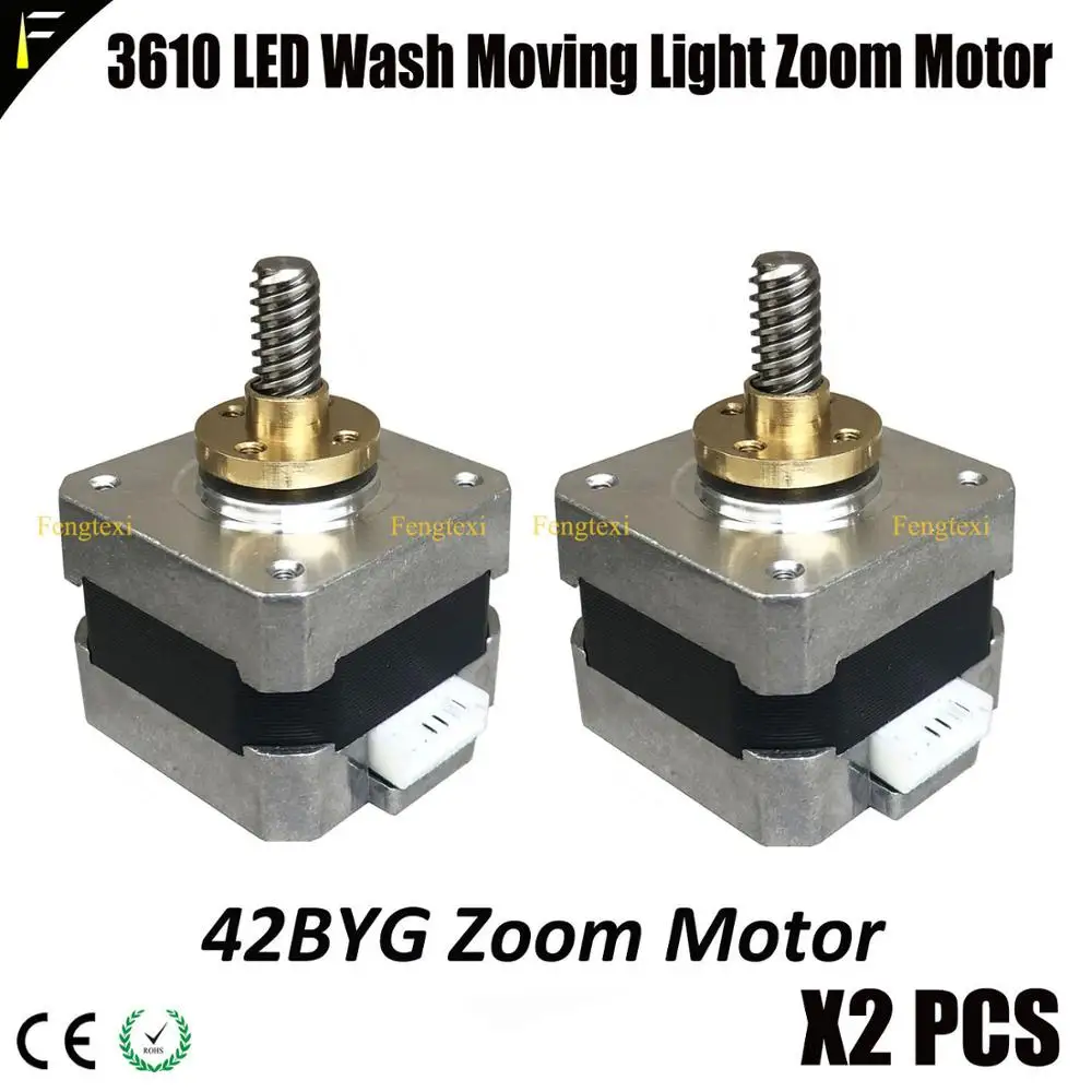 Подвижный головной светильник LED3610 LED108 2 шт. 42BYG шаговый двигатель XY Band 575w1200w