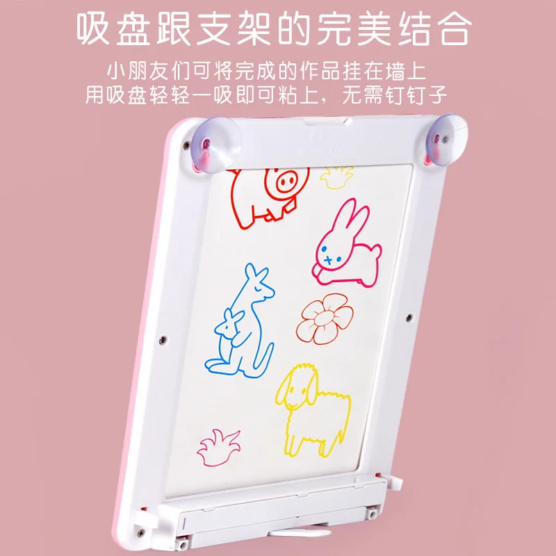 3D Светодиодная магическая доска для рисования детей панель светящийся трафарет