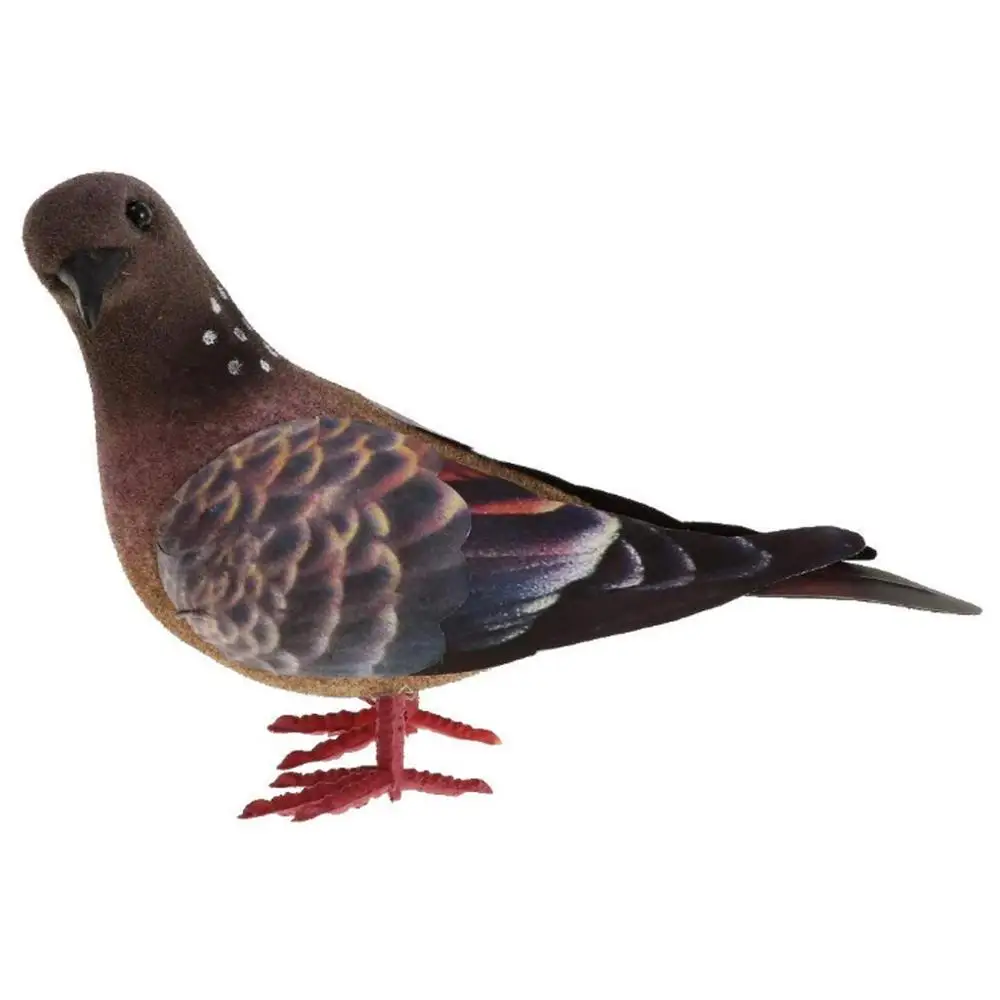Искусственные Птицы голубей в перьях модели садовые украшения миниатюрные