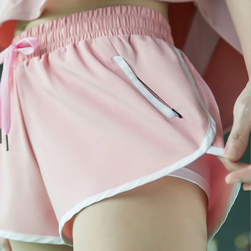 Женские спортивные шорты с эластичной резинкой на талии Sfit повседневные