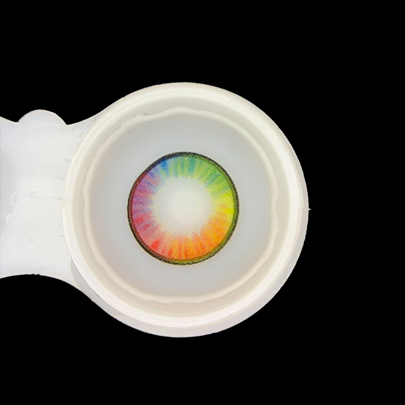 Rain-Mrs.H 2pcs/pair Colorful Contact Lenses Colored for Eyes Eye Color Lens Contacts Yearly Use | Красота и здоровье