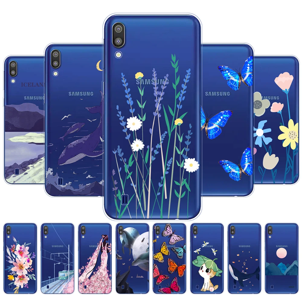 Мягкий силиконовый чехол-бампер для Samsung Galaxy M10 M105f