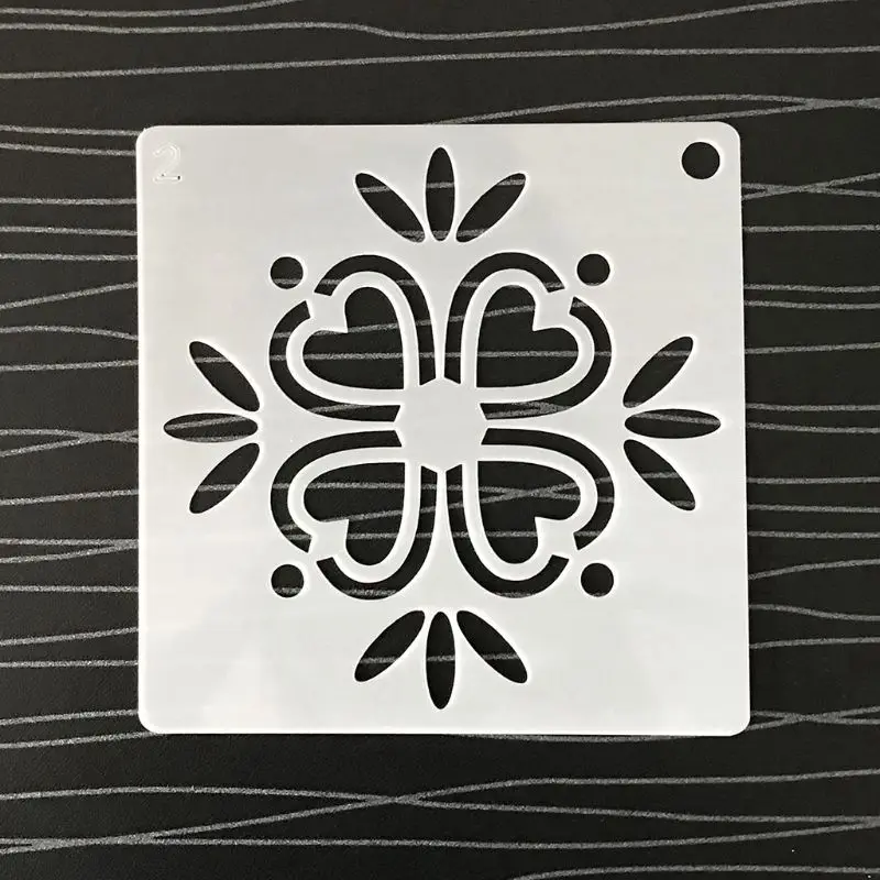 

48pcs/set Mandala Stencils DIY Painting Scrapbook Coloring Embossing Album Decorative Template 10x10cm