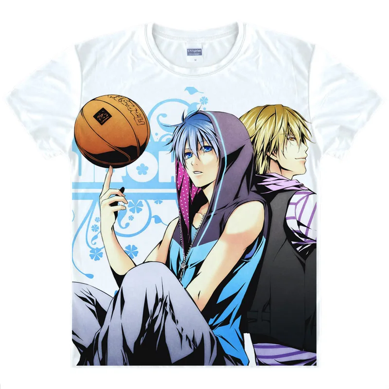 Футболка с принтом Kuroko No Basuke корзина Kagami Taiga Tetsuya Aomine Daiki косплей футболки топы