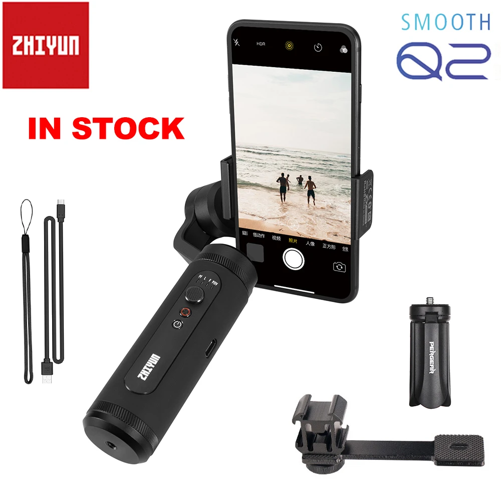 3 осевой ручной карданный подвес Zhiyun Smooth Q2 маленький карманный размер 1 сек