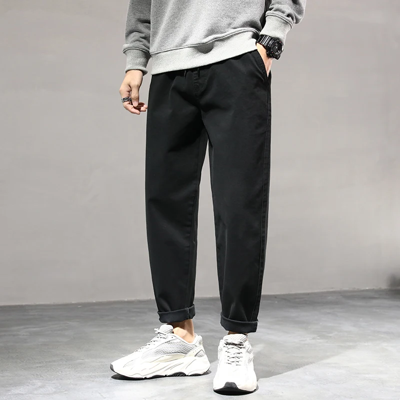 VOMINT Мужские штаны высокое качество хлопковые брюки мужские прямые плюс размер