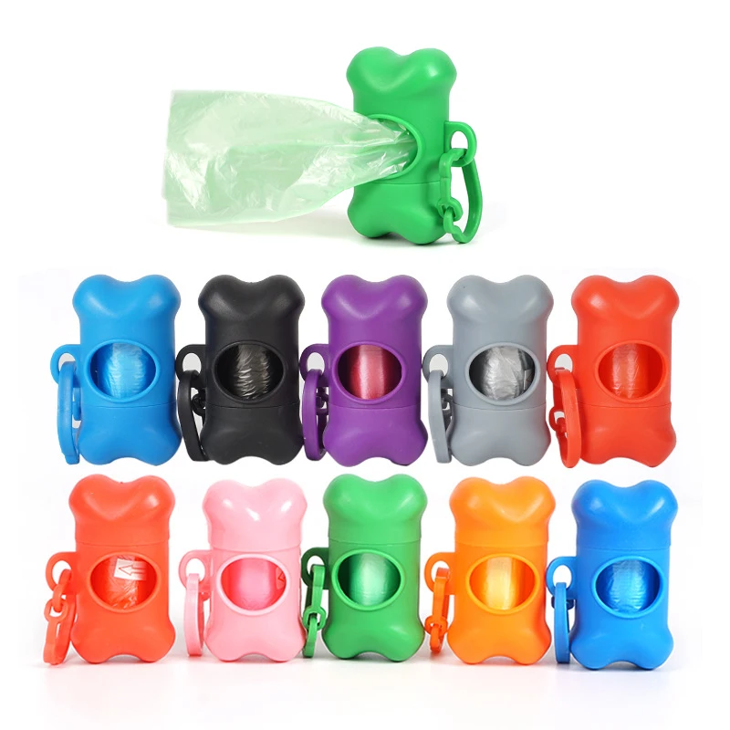 Дозатор для мешков домашних животных собачьих в форме костей пластиковая