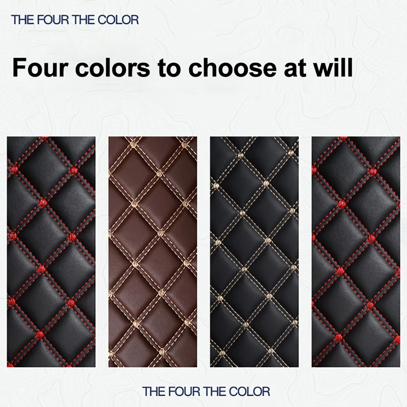 

FUZHKAQI leather car trunk mats for Volkswagen vw Touareg 2008-2021 years cargo liner accessories interior boot