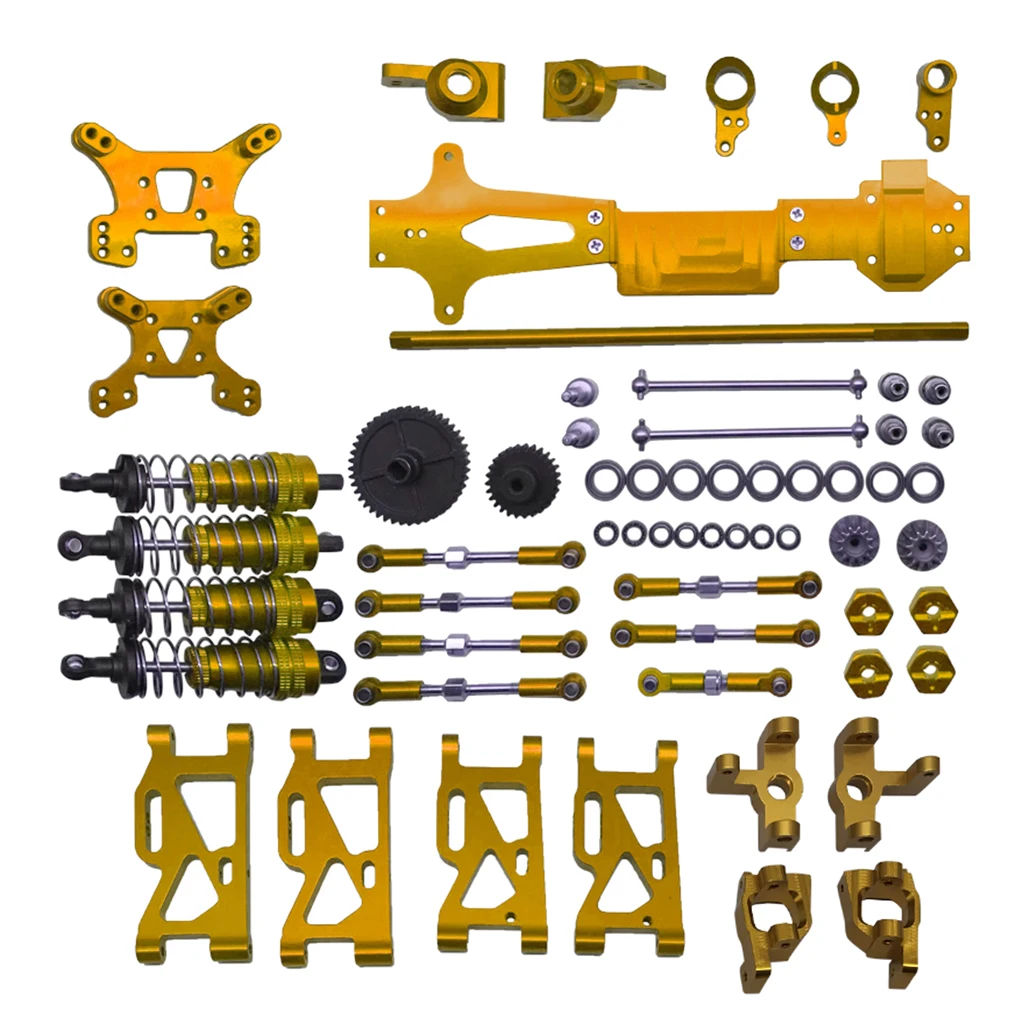 

2 Sets WLtoys 144001 Upgrade Metal Kit Spare Parts Drive Shaft Accessory