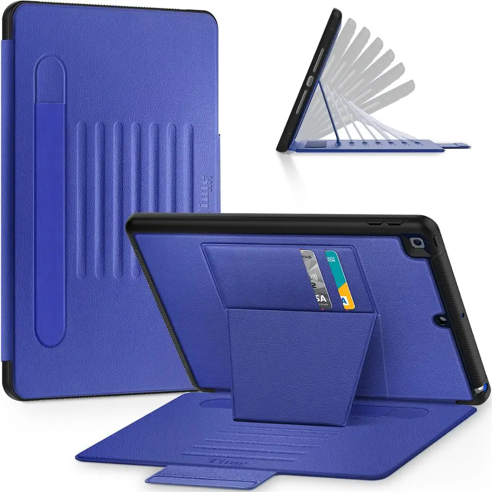 

magnetic smart cover leather flip case for ipad 7th 8th generation 10.2 universal cover