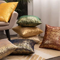 4545 bronzing nordic throw cushion cover living room decoration sofa cushion cover pillowcase car home decor pillow case 40791