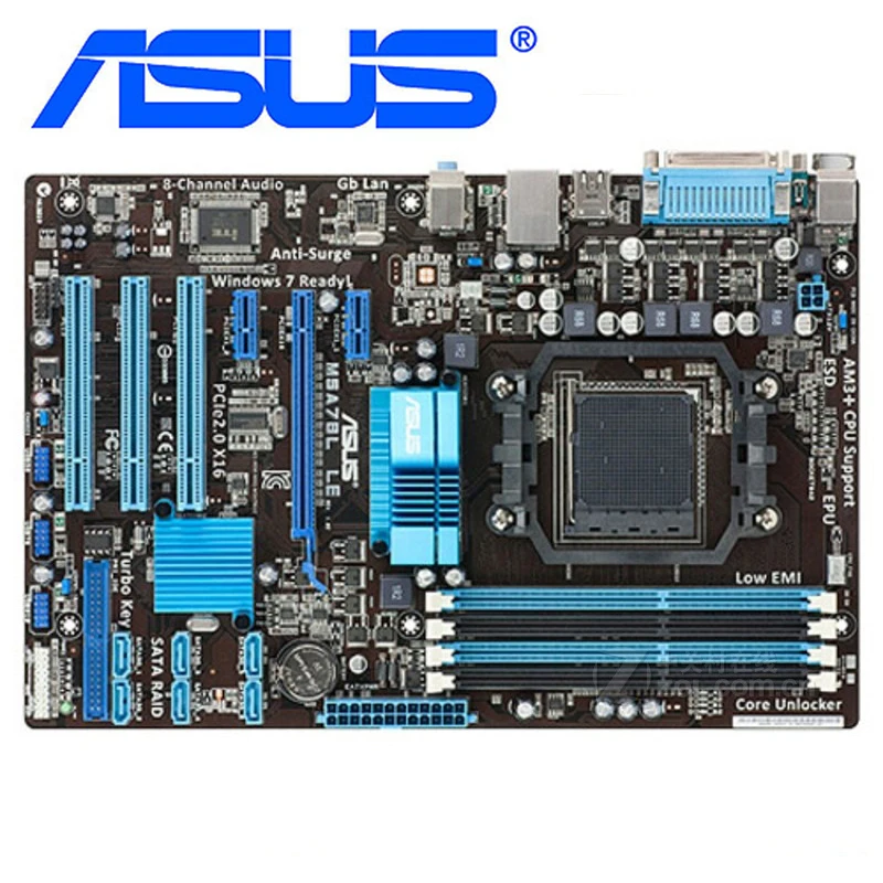 Материнская плата ASUS M5A78L LE разъем AM3/AM3 + DDR3 32 ГБ для AMD 760G десктопная материнская