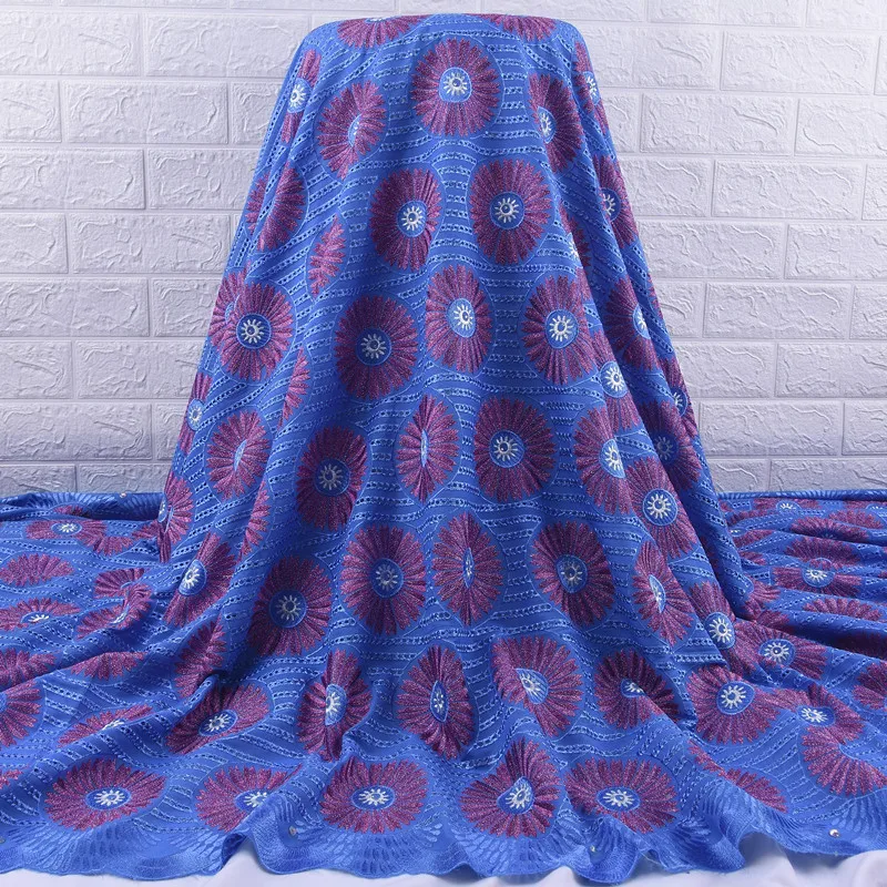 

Zhenguiru African Lace Fabric Swiss Voile lace 2020 Beautiful French Embroidery Mesh Tulle Nigerian Fabric For Wedding A1907