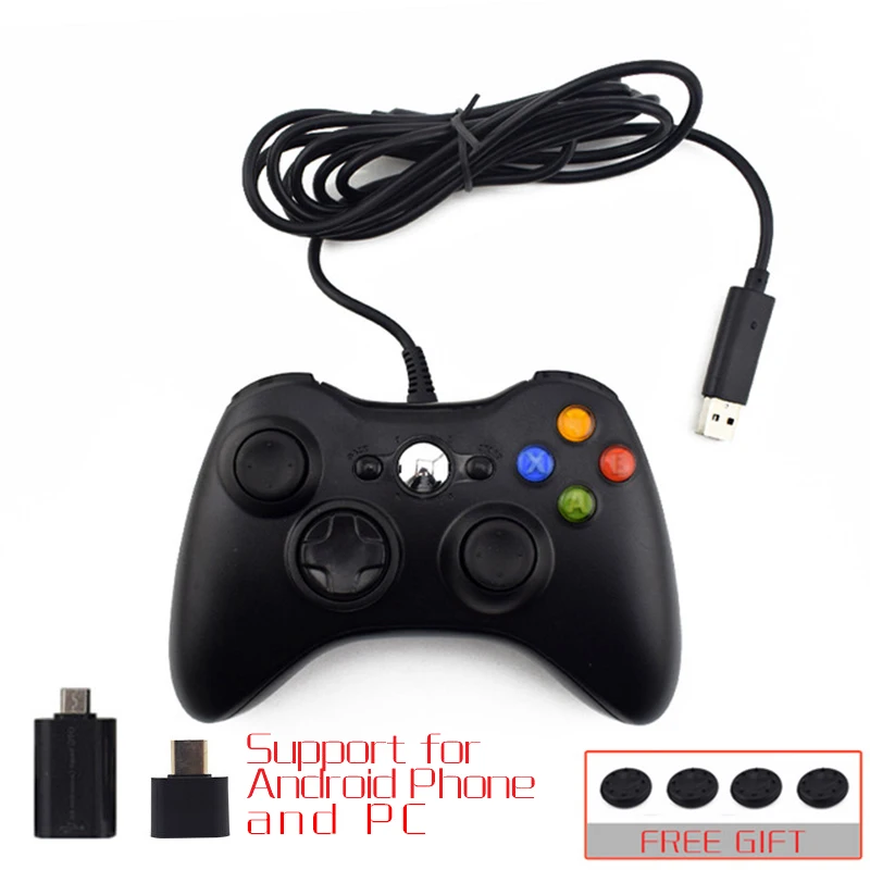 blue-support phone Данных лягушка USB проводной геймпад для Xbox 360/тонкий контроллер для Windows 7/8/10 microsoft ПК контроллер Поддержка для паровой игра - Цвет: blue-support phone