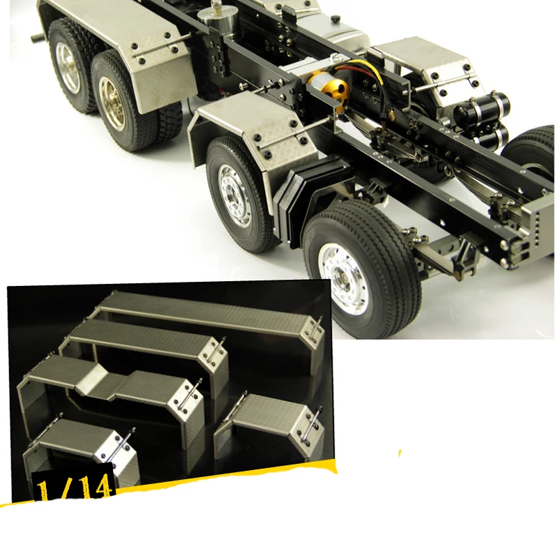 1 пара 1:14 раскладной арки для трактора грузовика брызговик из нержавеющей стали