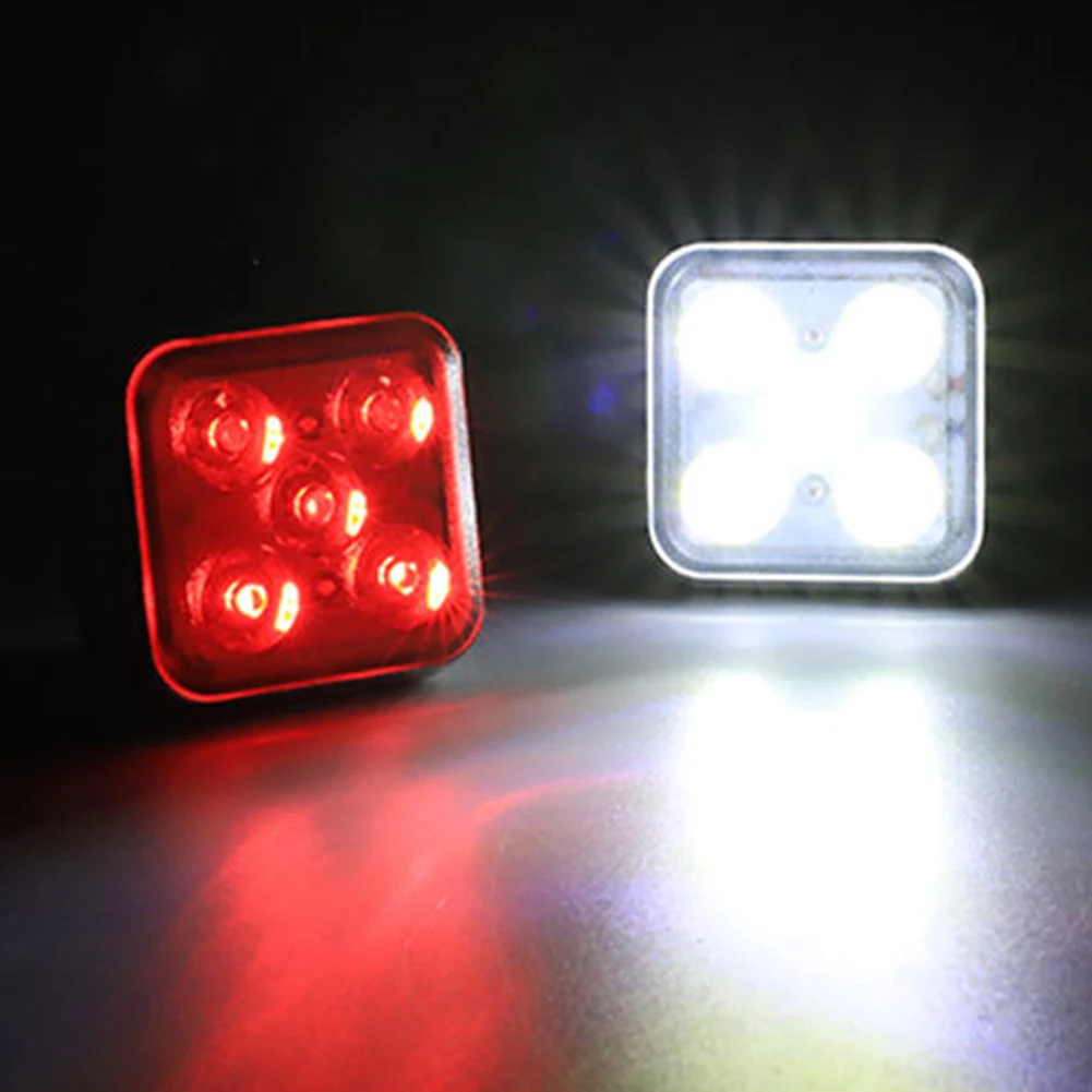 

2pcs Bicycle Taillight Set USB Aluminum LED Rear Warning Lamp Safety Bicycle Brake Light Rear Taillight for Mountain Bike