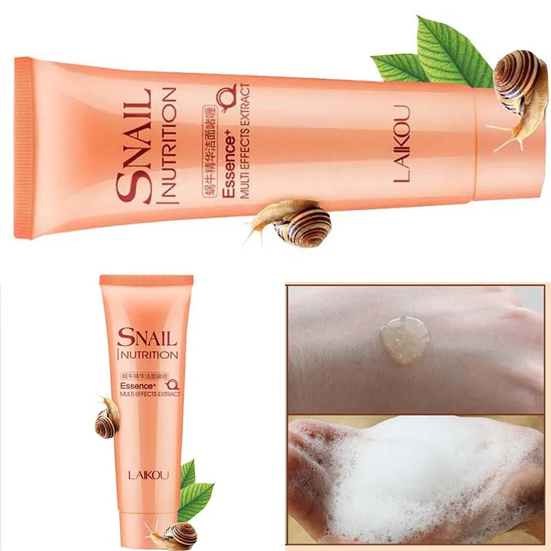 Очищающее средство для лица с улиткой 100 г антивозрастной натуральный