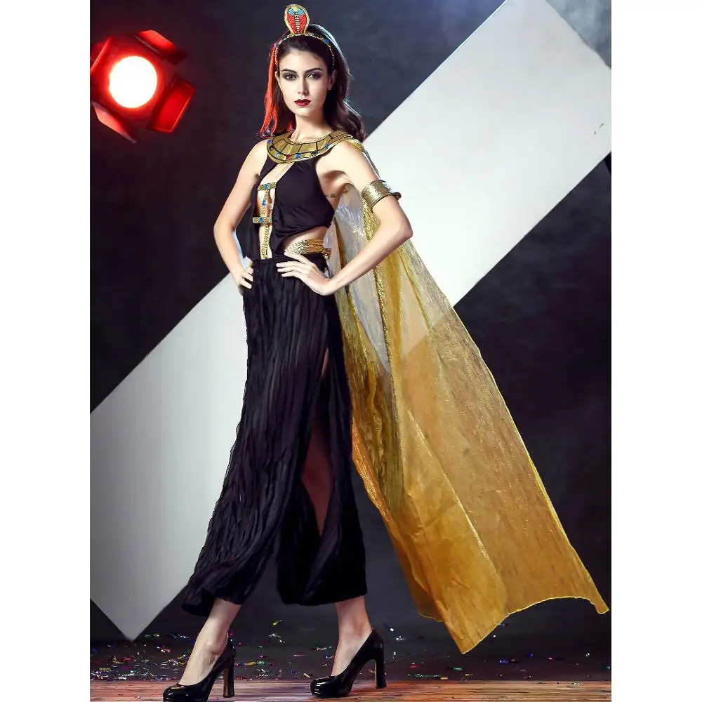 Египетский Костюм Королевы на Хэллоуин маскарадный костюм карнавальный для