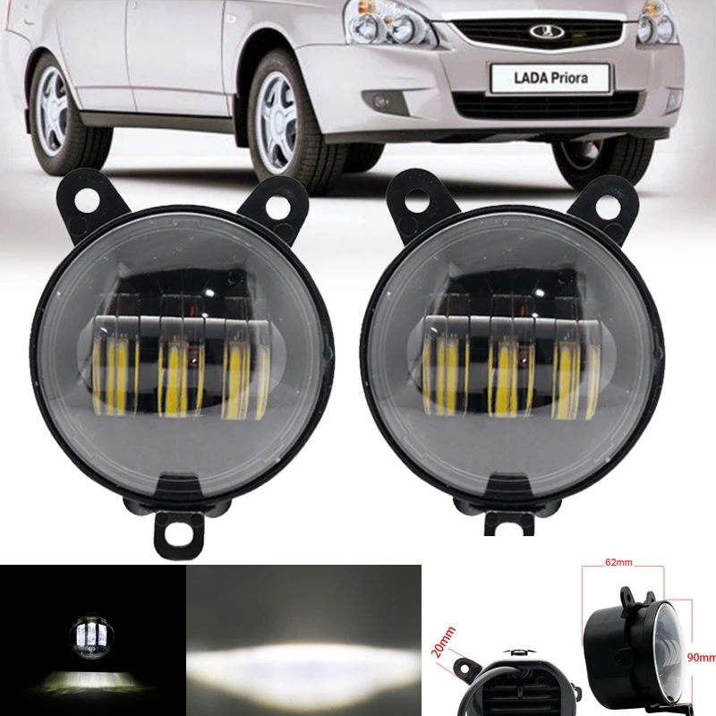 Светодиодные противотуманные фары 3 5 дюйма фасветильник дальнего света белого и