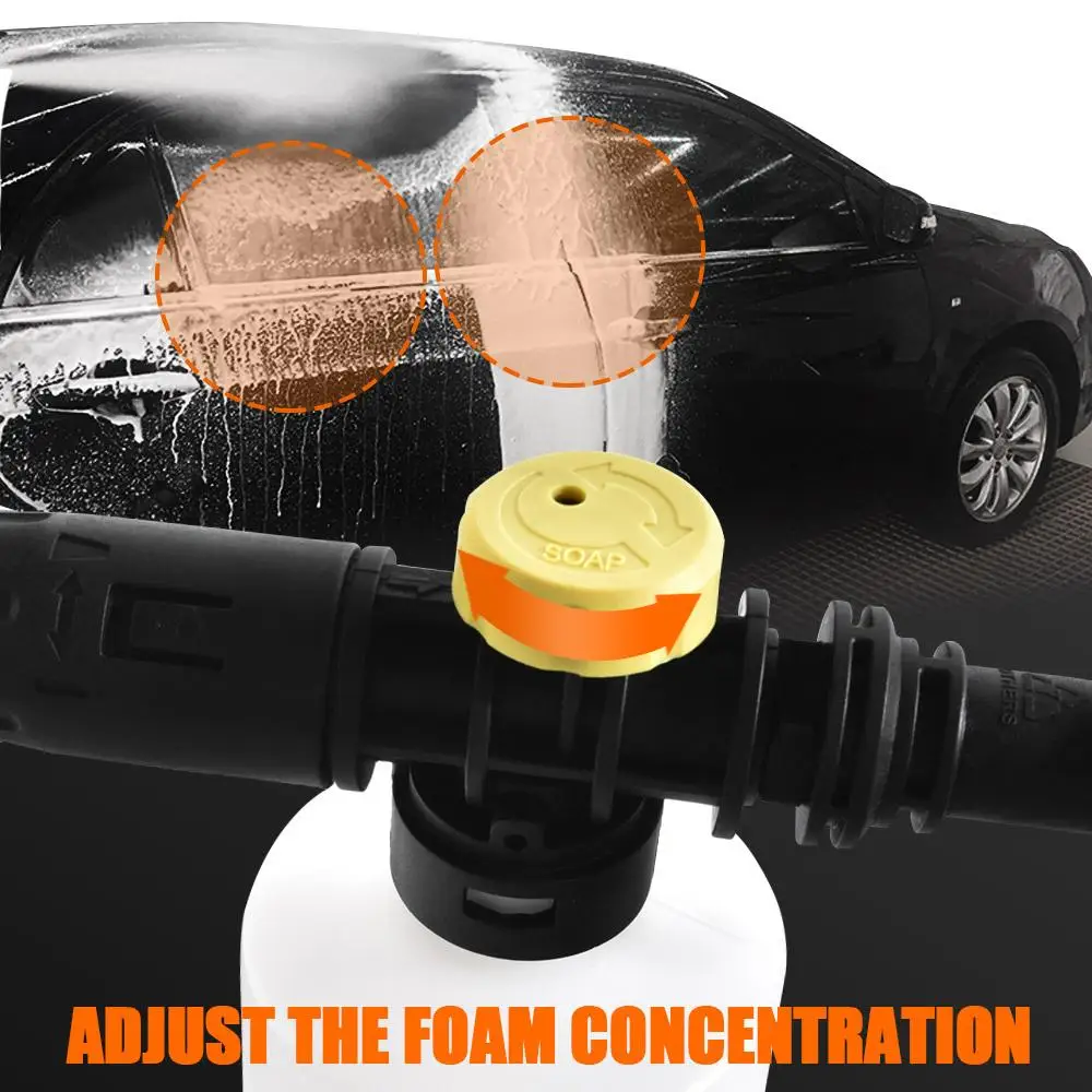 Snow Foam Lance High Pressure Gun Cannon All Plastic Portable Foamer Nozzle Car Wash Soap Sprayer Tools | Автомобили и мотоциклы