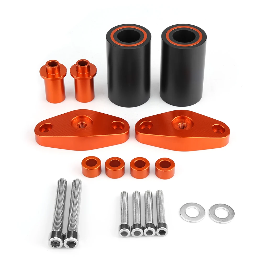 

Motorcycle CNC Frame Sliders Anti-Crash Pad Falling Protector for 125 200 390 12-15