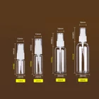 Многоразовые бутылки для путешествий, прозрачная пластиковая компактная бутылка-распылитель, 10206080 мл, токсичная, безопасная, бесплатная доставка