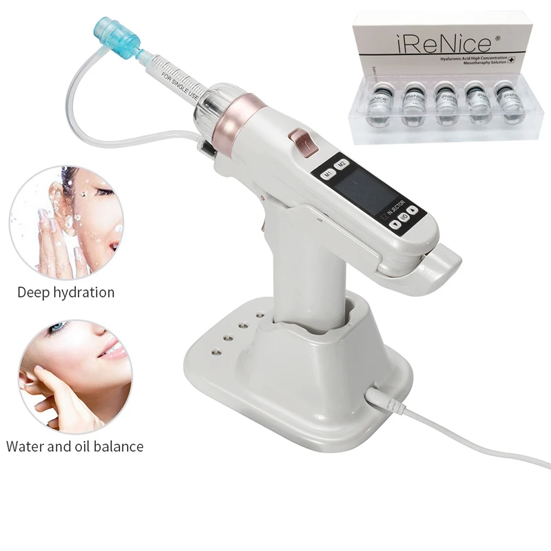 

Korea Hydrolifting Gun Mesotherapy EZ Negative Pressure Microcrystal Water Injection Gun Wrinkle Removal Hyaluronic acid Gun