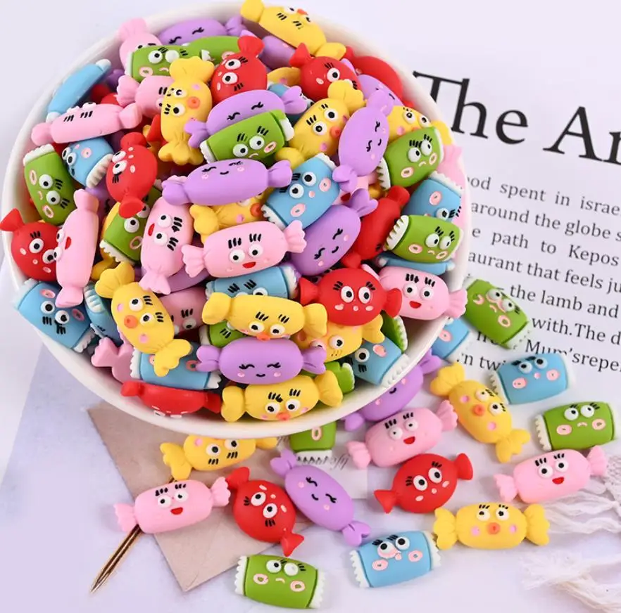 

Искусственная искусственная смола с плоской задней стороной, подходящая для украшения банта для волос, «сделай сам», скрапбукинг, аксессуа...