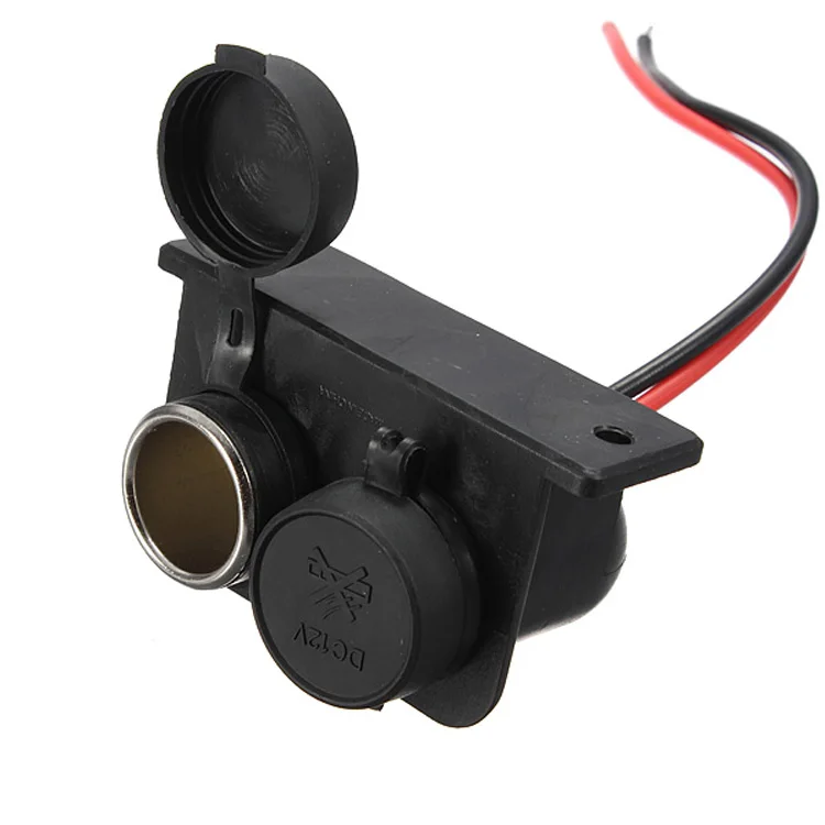 Car Cigarette Lighter Dispenser Socket 12V 10A Cable Panel Truck Mount Vehicle Accessories | Автомобили и мотоциклы