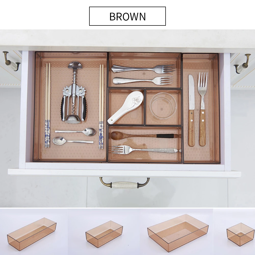 Кухонная подставка разделитель для ящика лоток с регулируемые разделители