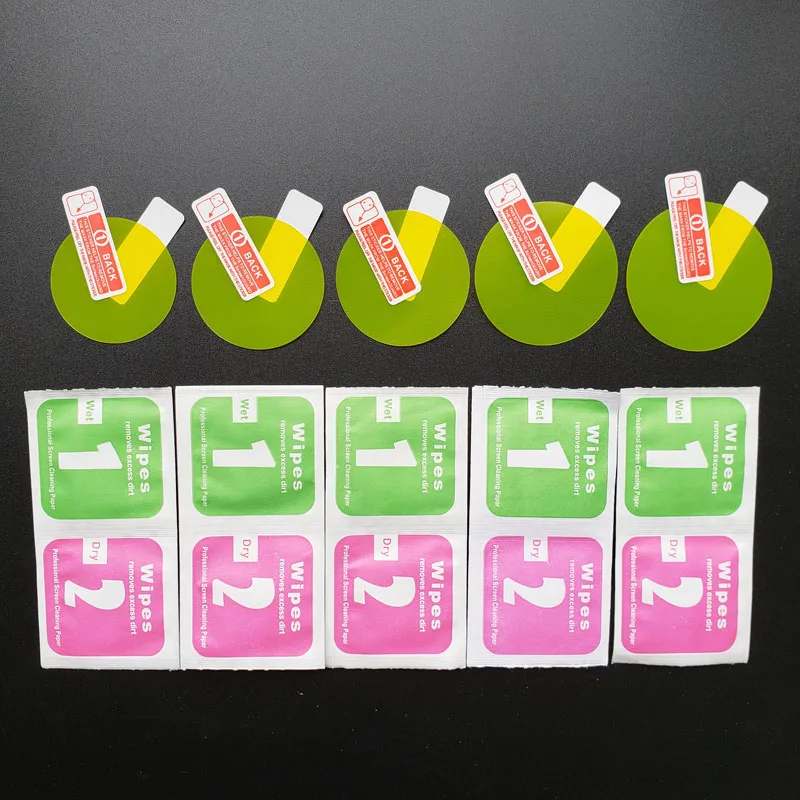 Круглая мягкая прозрачная пленка из ТПУ для защиты экрана часов 30 мм 31 32 33 34 35 36 37 38