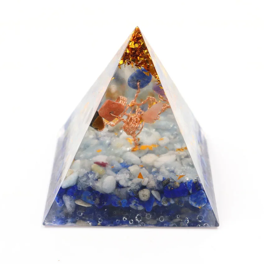 

YJXP тигровый глаз камень энергетический датчик генератора шестиугольная Призма квадратная Пирамида рейки индийская чакра аксессуары для амулетов ювелирные изделия