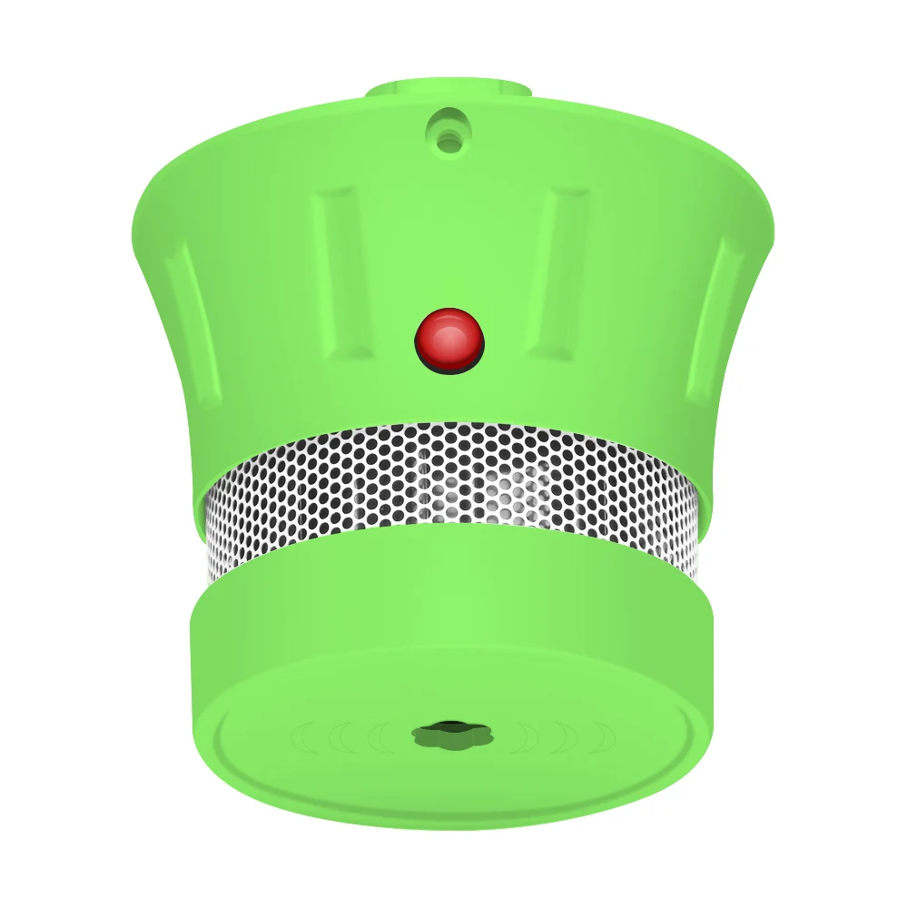 10x green color CPVan 10 шт. мини детектор дыма EN14604 rookmelder 10 jaar CE сертификация 85dB пожарная сигнализация rookmelder детектор гумо - Цвет: 10x green color