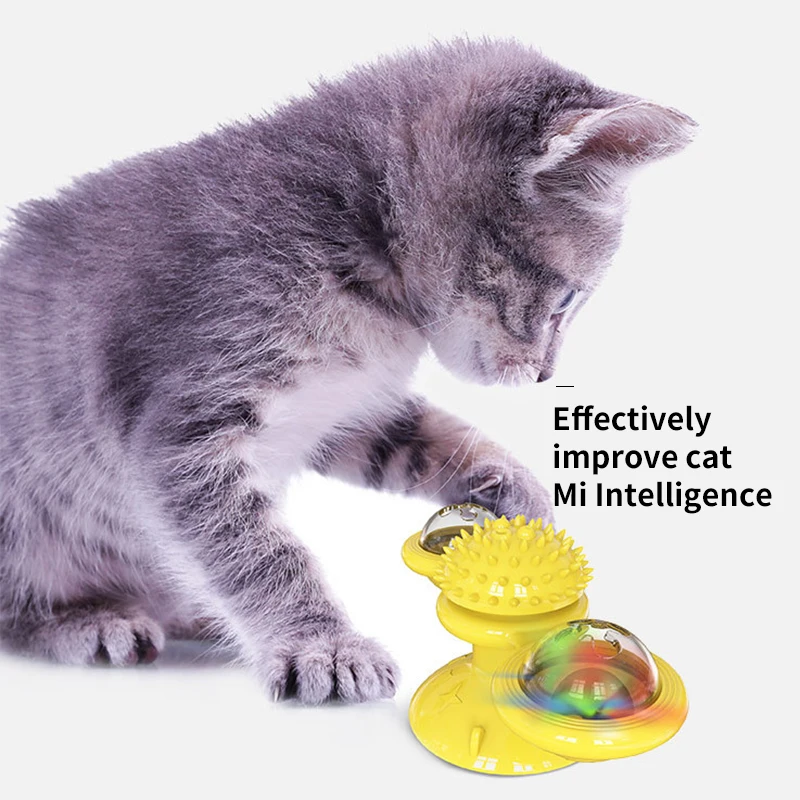 Игрушка для кошек Интерактивная карусель собак устройство протирания домашних