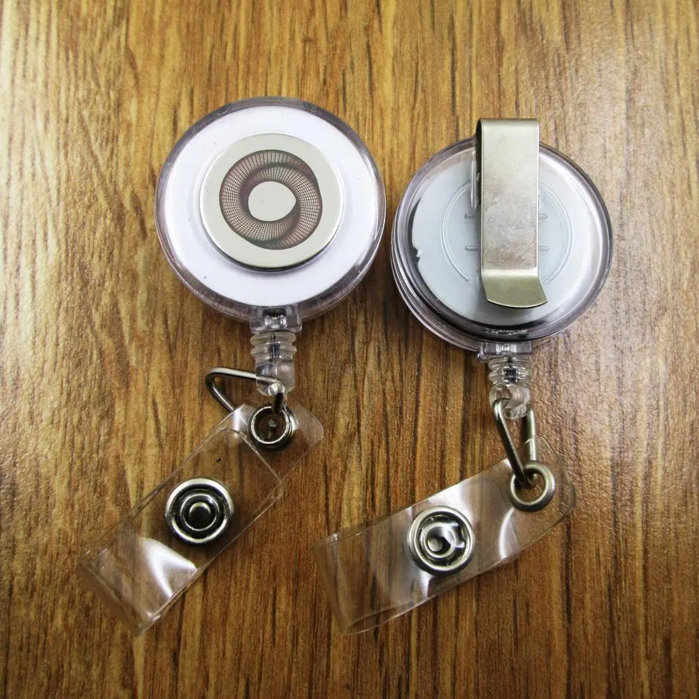 Mobius ID Badge Reel gift for him/her friend family retractable recoil id badge holder work fun