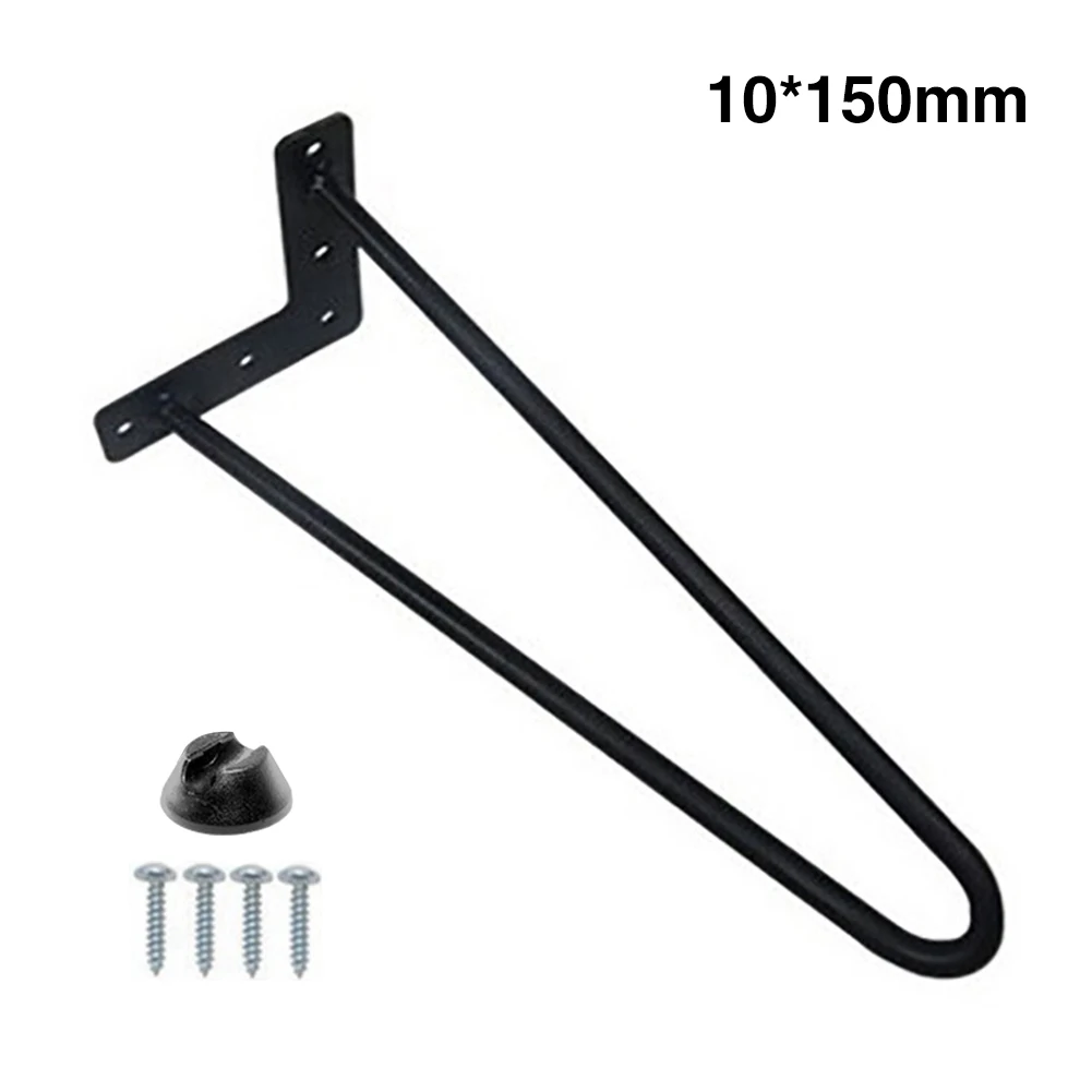 

Chairs Iron Home Easy Install Hairpin Holder Table Legs DIY Accessories Support With Screw Protector Feet Furniture Desk