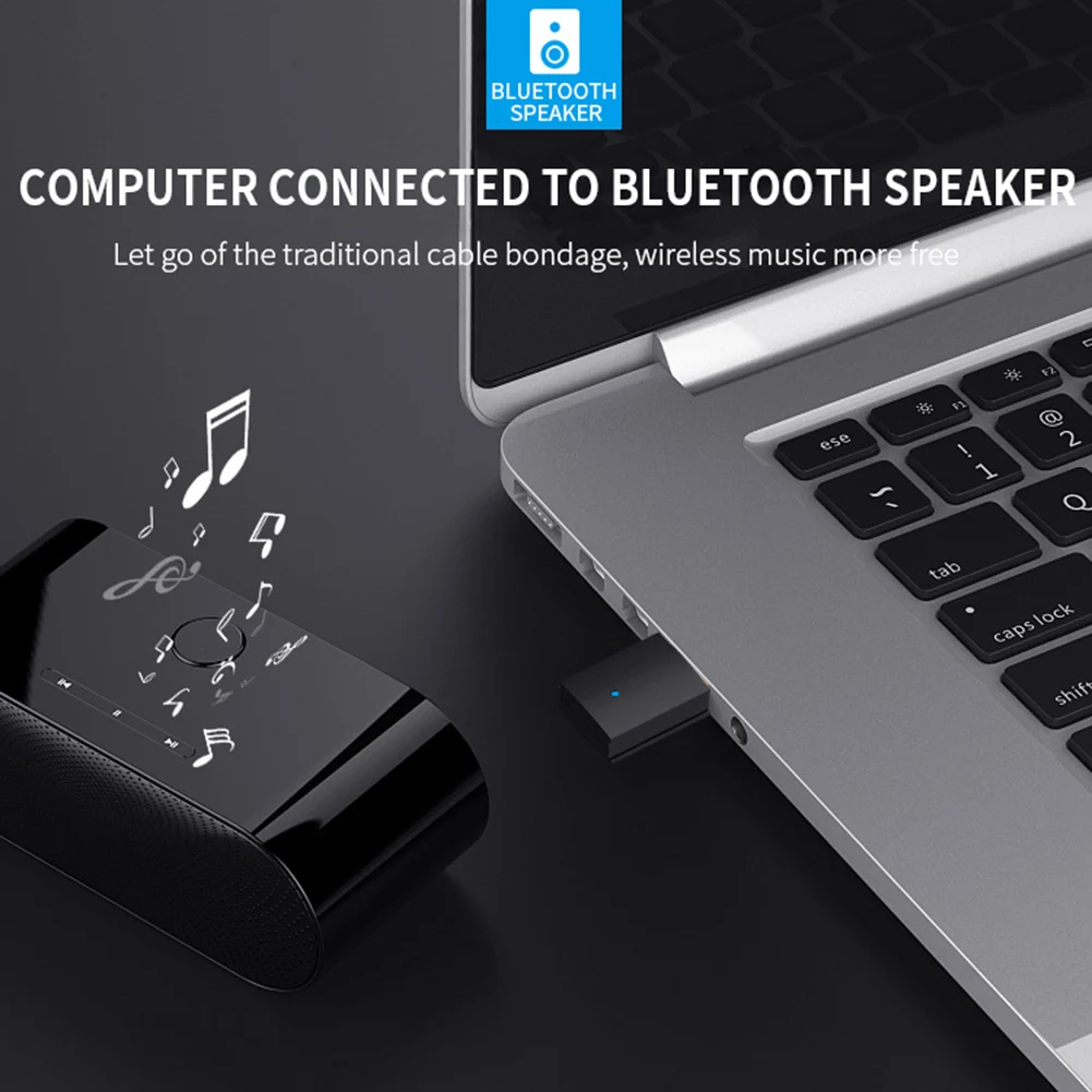 

USB Bluetooth 5.0 Adapter Receiver Wireless Bluethooth Dongle Music Mini Bluthooth Transmitter For IPod PC Computer Laptop