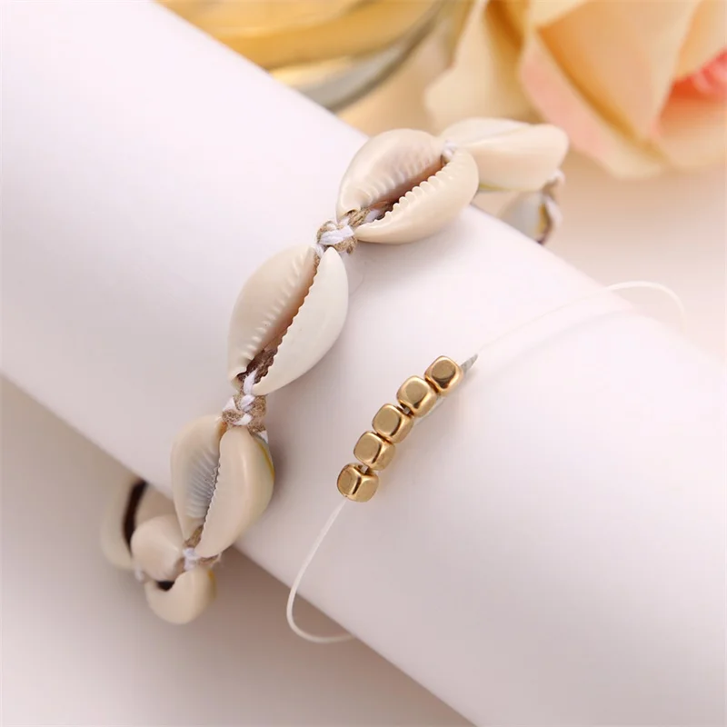 KISSWIFE богемные модные браслеты для женщин ювелирные изделия в виде ракушки ног