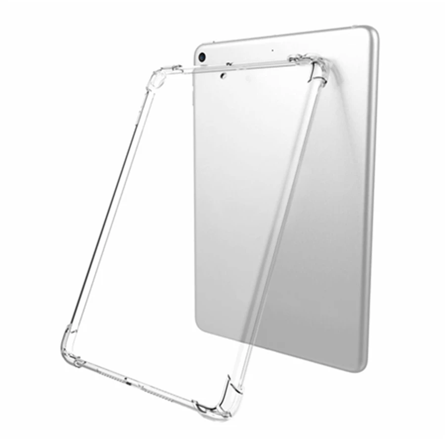 

Для Apple iPad Pro 11 ''12,9'' 10,2 9,7 10,5 четыре угла ударопрочный Прозрачный чехол для планшета прочный мягкий модный чехол